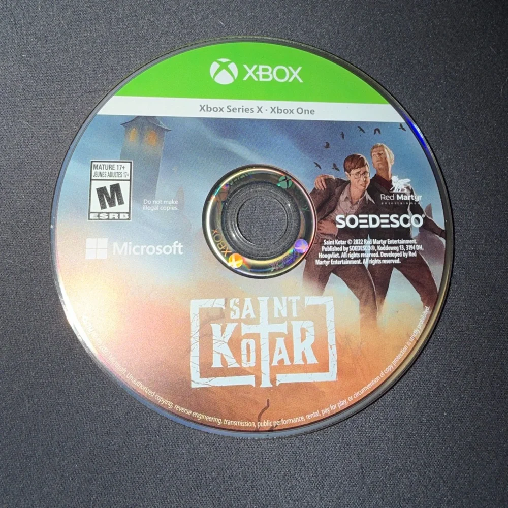Microsoft Xbox One/Series X Saint Kotar Video Game Rated M For Mature Used Pre O